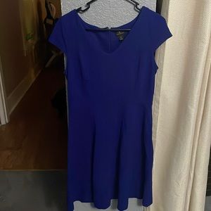 Worthington Blue Formal Knee Length Dress